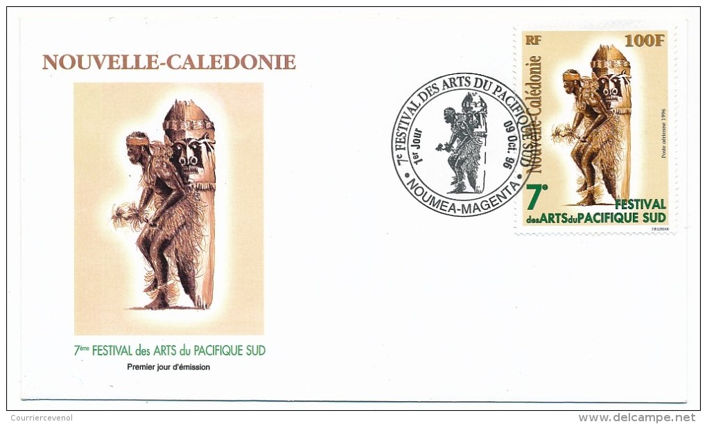 NOUVELLE CALEDONIE => FDC => 7eme Festival Des Arts Du Pacifique Sud - 1990 - FDC