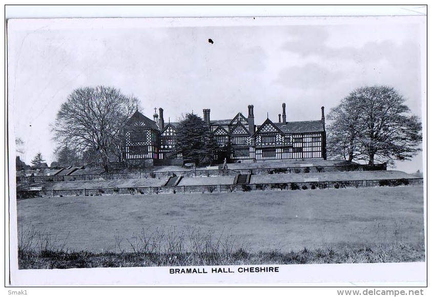 UNITED KINGDOM BRAMALL HALL CHESHIRE  PHOTO OLD POSTCARD - Chester