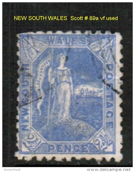 NEW SOUTH WALES    Scott  # 89a  VF USED - Gebraucht