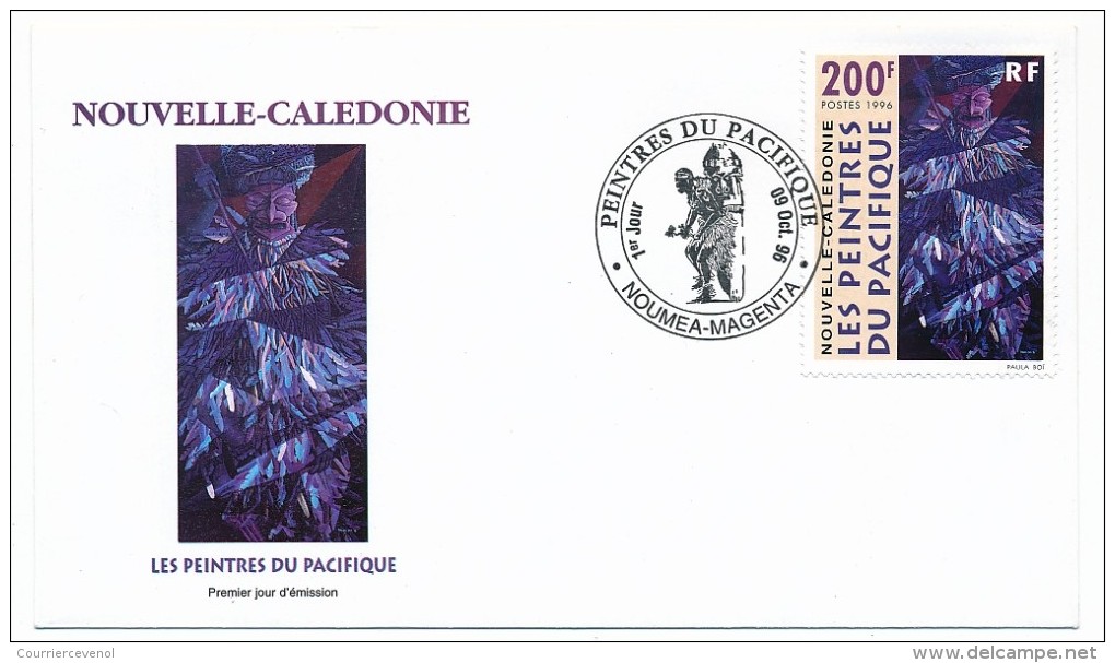NOUVELLE CALEDONIE => FDC => Peintres Du Pacifique - 1990 - FDC