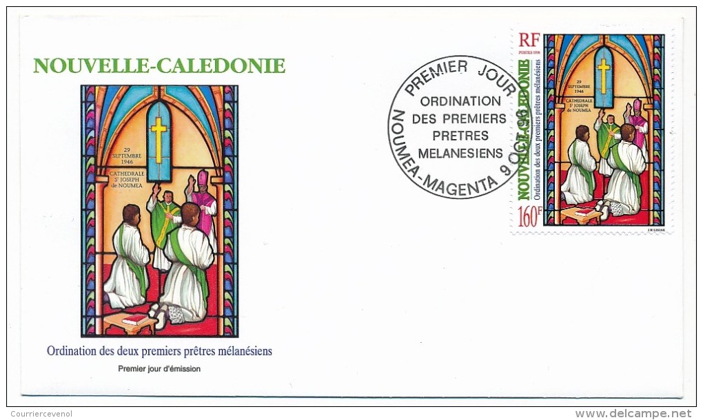 NOUVELLE CALEDONIE => Enveloppe FDC => Ordination Des Premiers Prêtres Mélanésiens - FDC