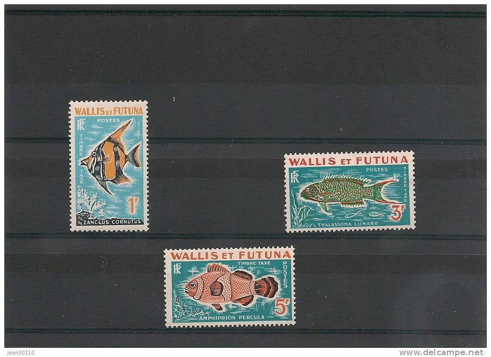 WALLIS ET FUTUNA   Timbres Taxe Année -1963** N°Y/T 37/39 - Impuestos