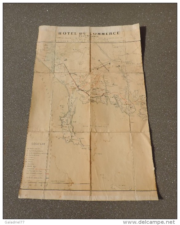 Carte Des Monuments Mégalithiques Et Des Fouilles De 1883-1884 - Cartes/Atlas