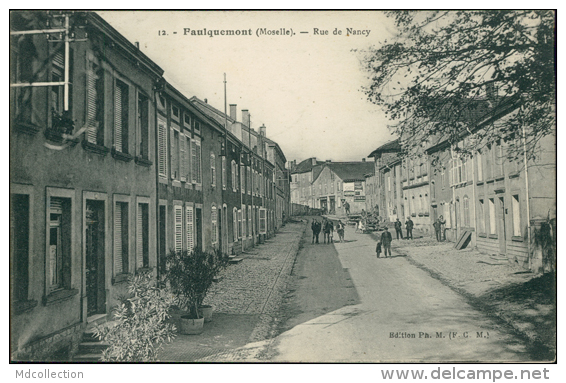 57 FAULQUEMONT / Rue De Nancy / CARTE RARE - Faulquemont