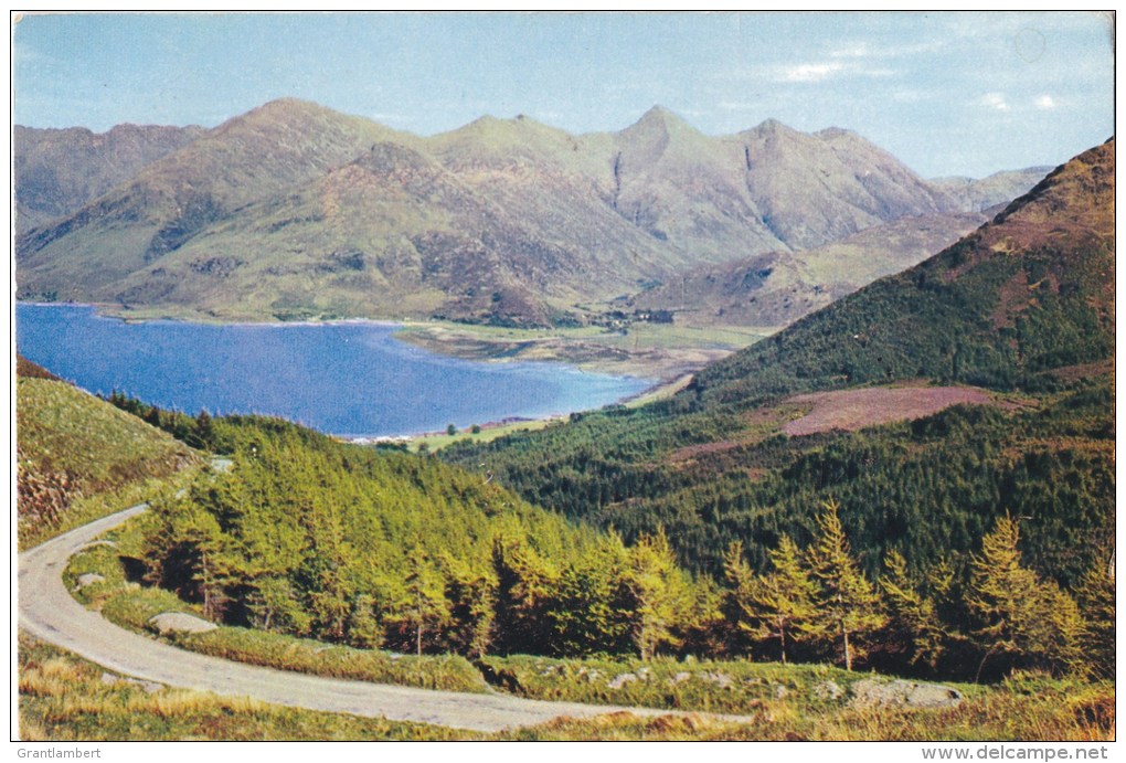 The Five Sisters Of Kintail And Loch Duich,  Wester Ross, Scotland - Dixon 3637, Posted 1967 - Ross & Cromarty