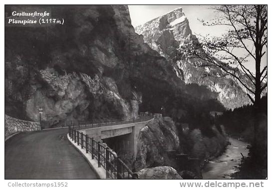 892- GESAUSE- THE ROAD, PLANSPITZE MOUNTAIN, CPA - Gesäuse
