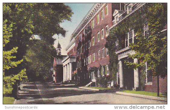 North Carolina Winston-Salem Salem College Handcolored Albertype - Winston Salem