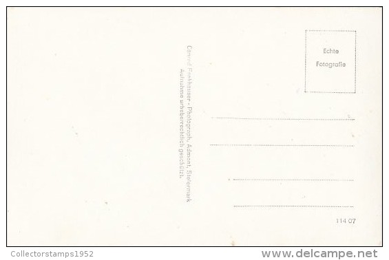 895- ADMONT- THE BENEDICTINE ABBEY, MOUNTAIN, PANORAMA, CPA - Admont