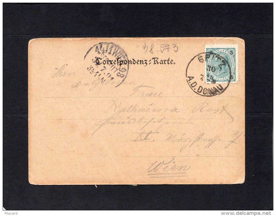 48573    Austria,   Gruss  Aus  Spitz A. D.,  VG  1904 - Krems An Der Donau