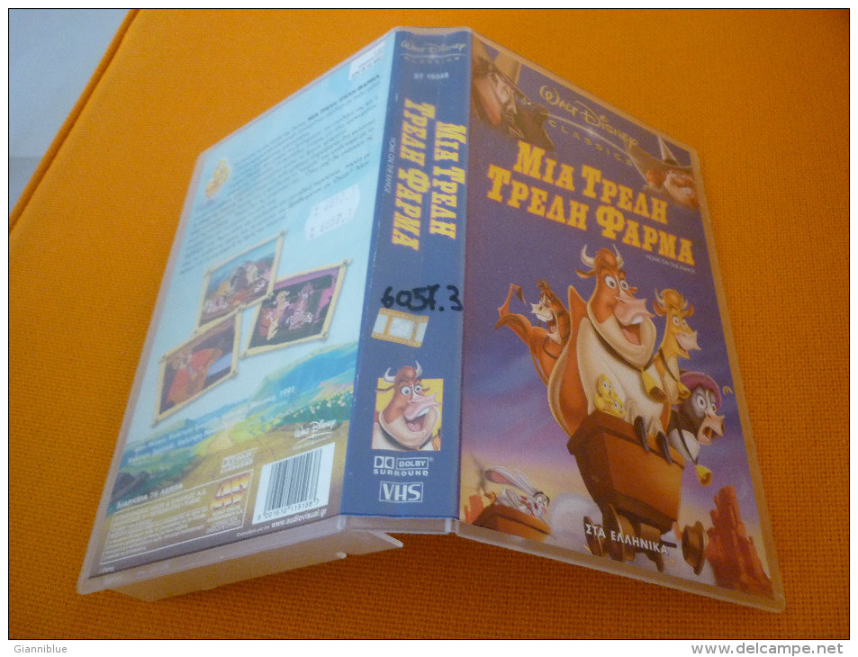 Walt Disney Home On The Range - Old Greek Vhs Cassette From Greece - Kinder & Familie