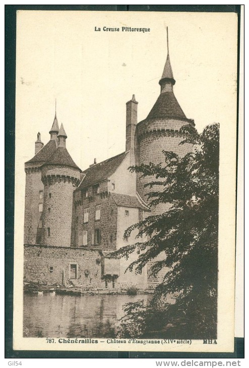 N° 787   CHENERAILLES - Château D'Etangsanne (XIVè S)     EAG69 - Chenerailles