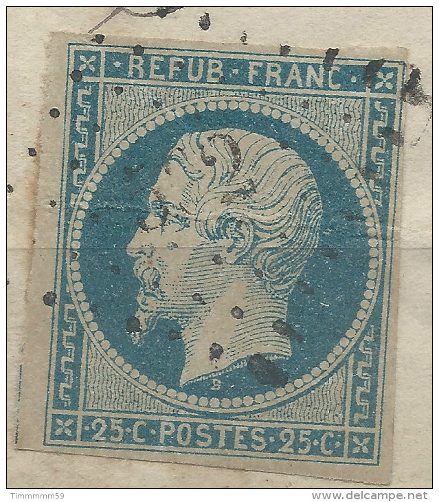 Lot N°26458   N°10  Oblit  PC 562 BUIS-LES-BARONNIES (25), Ind 7, Cachet De Facteur U Dand Un Cercle ROUGE - 1852 Luis-Napoléon