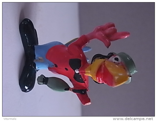 1 Figurine - Parrot With Umbrella - Pájaros