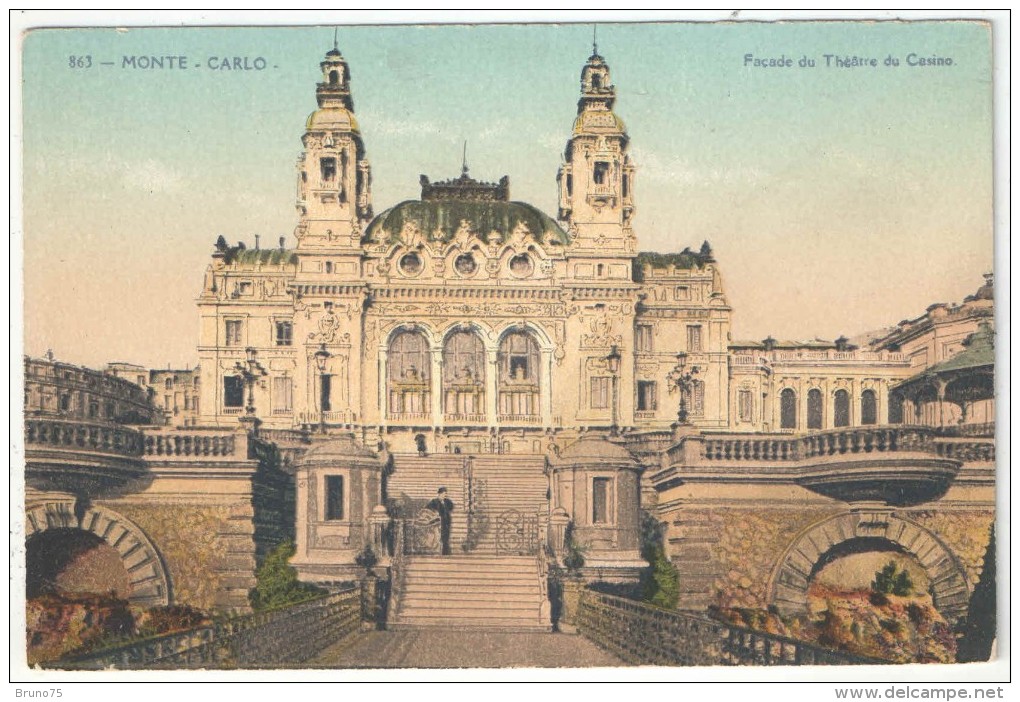 MONTE-CARLO - Façade Du Théâtre Du Casino - Teatro De ópera