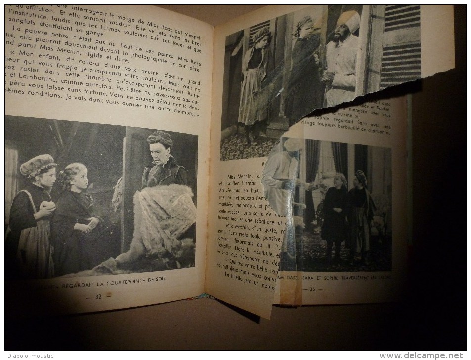 1939 PETITE PRINCESSE Shirley Temple d'ap.Francès Hogson Burnett :Récit illustré d'après le film,Darryl F. Zanuck prod.