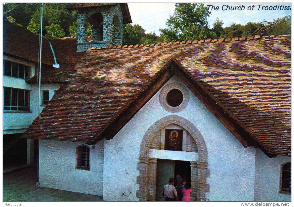 - CPSM   -  L'église Du Monastère De TROODITISSA  - 870 - Zypern