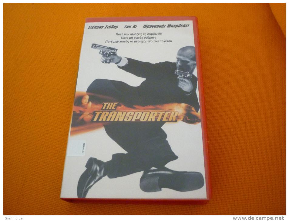 The Transporter - Old Greek Vhs Cassette From Greece - Action, Aventure