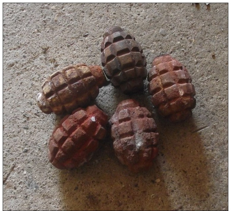 Lot De 5 Grenades F1 Inerte - 1914-18