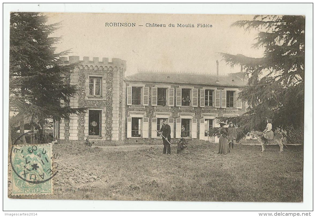 CPA Hauts De Seine - 92 - Robinson Château Du Moulin Fidèle - Le Plessis Robinson