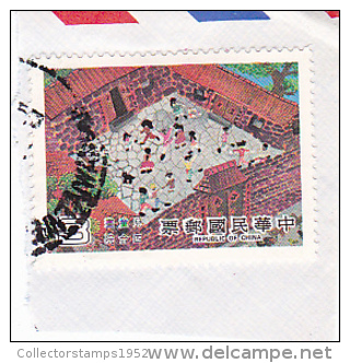 36 - CHINA REPUBLIC - REPUBBLICA DI CINA TAIWAN FORMOSA  FRAGMENT 1X STAMPS - Usados