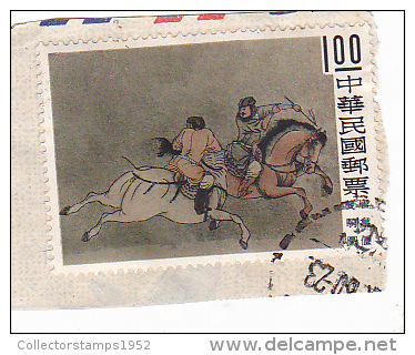 36 - CHINA REPUBLIC - REPUBBLICA DI CINA TAIWAN FORMOSA  FRAGMENT 1X STAMPS - Used Stamps