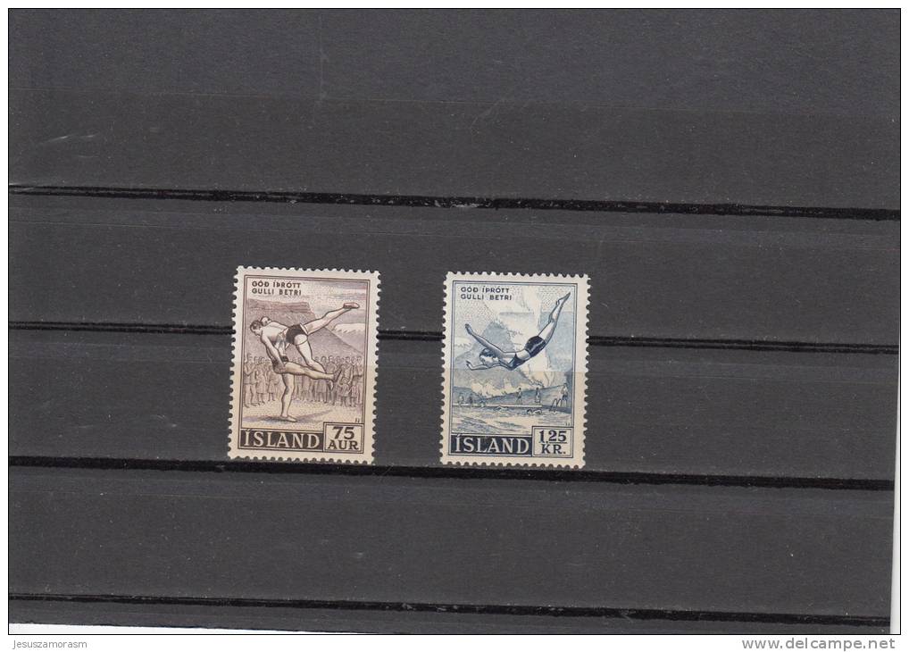 Islandia Nº 256 Al 257 - Unused Stamps