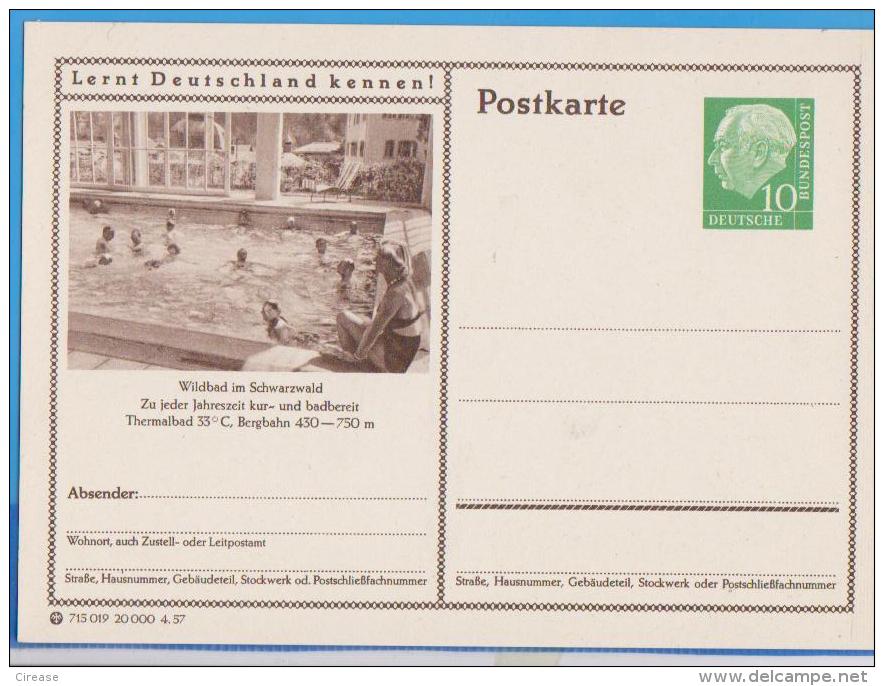 GERMANY REPUBLIC ALLEMAGNE  POSTAL STATIONERY  ENTIERS POSTAUX - Postkaarten - Ongebruikt