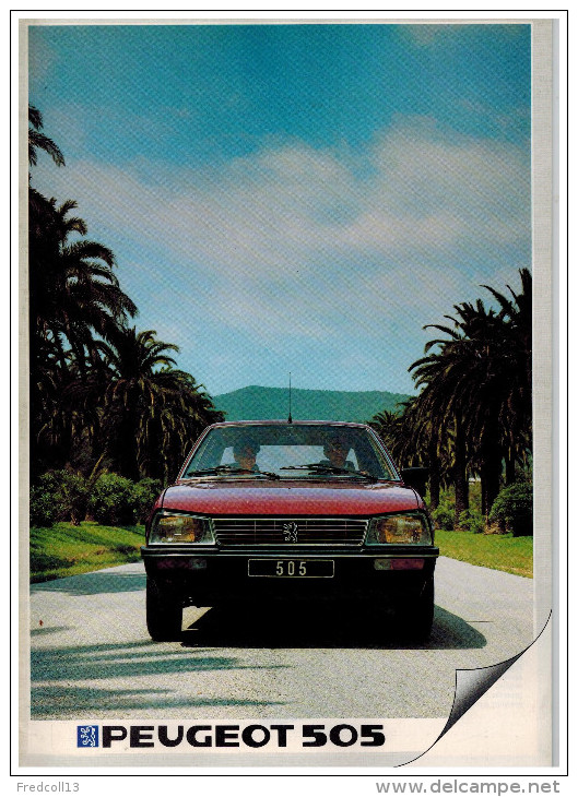 PEUGEOT 505 CATALOGUE 23 PAGES 1983 Format A4 FRANCE - Publicités