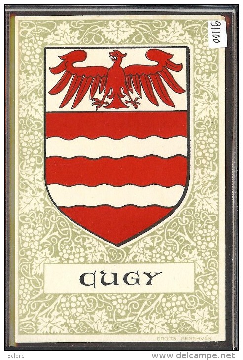 DISTRICT D´ECHALLENS /// CUGY - ARMORIAL DE LA COMMUNE - TB - Cugy