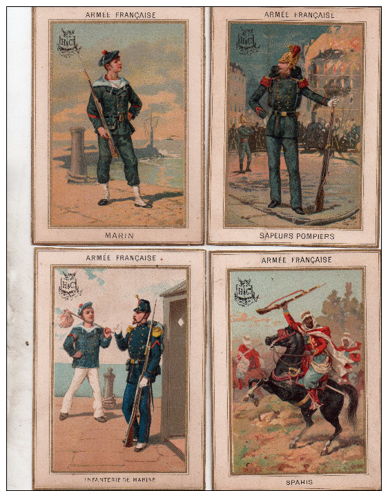 Lot De 18 Images Chromos , Theme Militaire " Armee Francaise " Voir Scans - Histoire