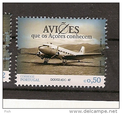 Portugal ** & Airplanes That The Azores Know, Douglas-47  2014 (6665) - Unused Stamps