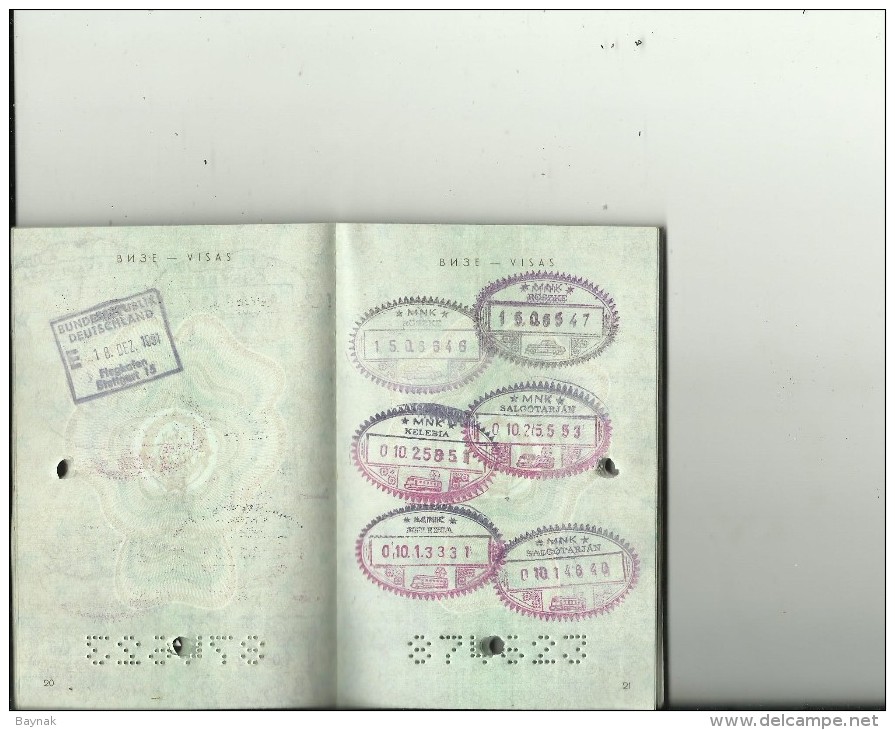 P25  --  SFR YUGOSLAVIA  ---    PASSPORT  --  1976   --  LADY PHOTO  --  VISA GREECE  --  FISCAL REVENUE, TAX STAMP