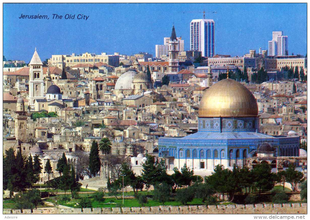 JERUSALEM The Old City Seen From Mt. Of Olives - Israel