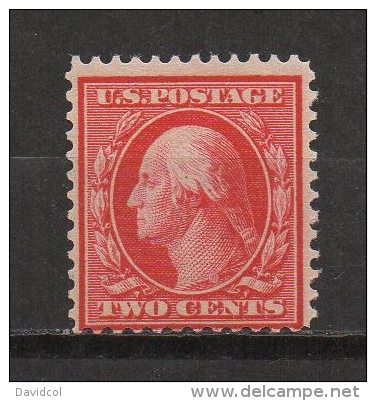 N848.-. USA / ESTADOS UNIDOS.-.1908 .-. SC# : 332 .-. MH .-. WASHINGTON .-. CAT VAL US$ 6.75 - Neufs