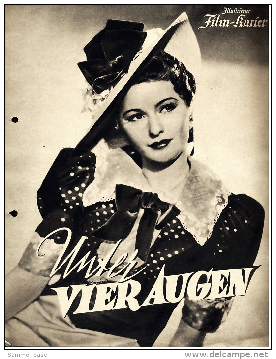 "Illustrierter Film-Kurier" "Unter Vier Augen" Mit Robert Taylor , Barbara Stanwyck -  Filmprogramm Nr. 2745 Von 1937 - Other & Unclassified