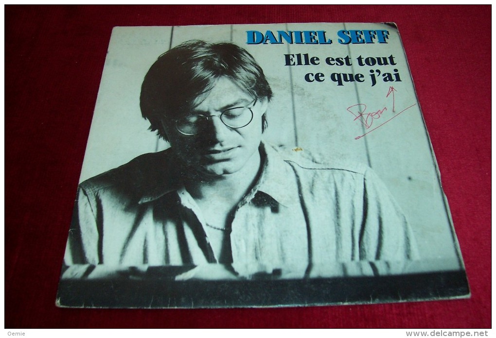 AUTOGRAPHES SUR DISQUE 45 TOURS °  DANIEL SEFF - Autogramme