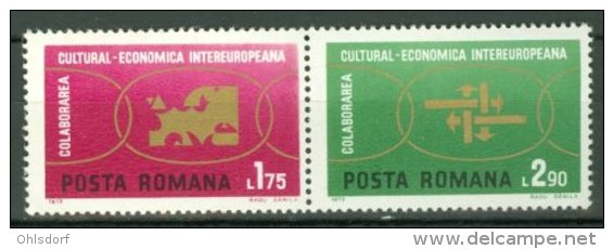 ROMANIA 1972: YT 2680 - 2681 / Mi 3020 - 3021, ** MNH - LIVRAISON GRATUITE A PARTIR DE 10 EUROS - Neufs