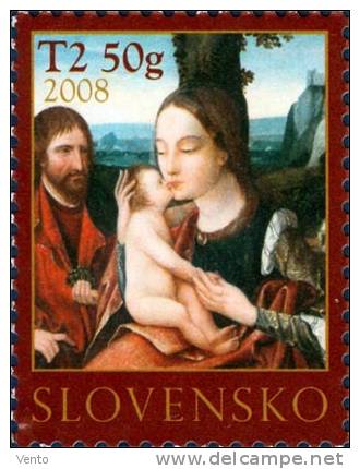 Slovakia 2008 Mi 592 Pofis 433 ** Christmas - Neufs