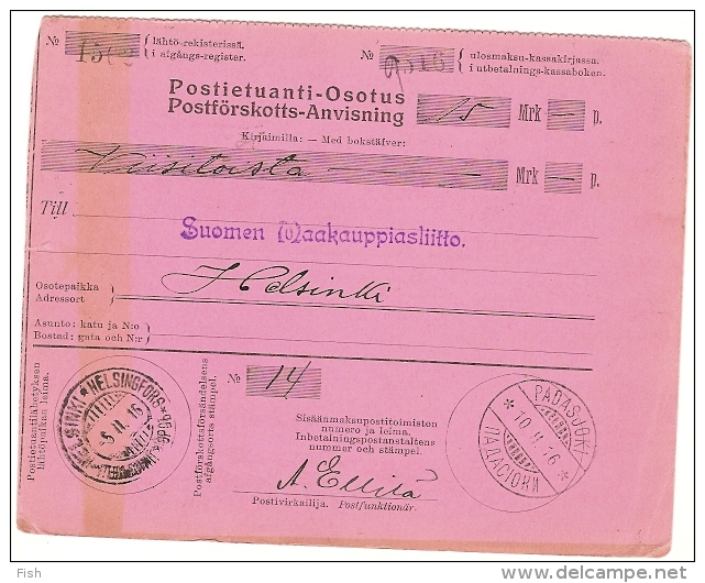Finland 1916(18) - Lettres & Documents