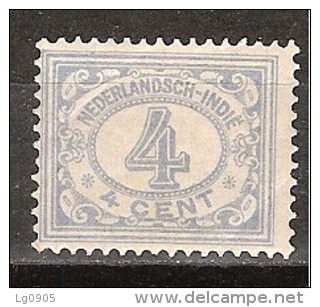 Nederlands Indie Netherlands Indies Dutch Indies 107 MLH ; Cijfer, Cifre, Figure, Cifra 1912-1930 - Niederländisch-Indien