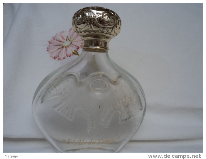 NINA RICCI " L´AIR DU TEMPS"  FLACON VIDE   BON ETAT  FLACON & BOUCHON    LIRE & VOIR!! - Bottles (empty)