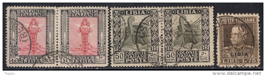 ITALIA - LIBIA - LOT - Used - 1921 - Libia