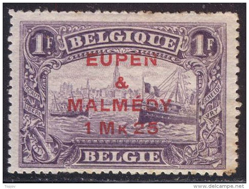 BELGIUM - BELGIQUE -  GERMAN OCCUPAT. - EUPEN & MALMEDY - PORT - *MLH - Mi. 7A - OC55/105 Eupen & Malmédy