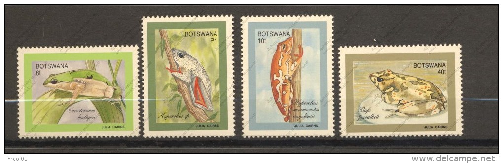 Botswana, Yvert 653/656, Scott 510/513, MNH - Botswana (1966-...)