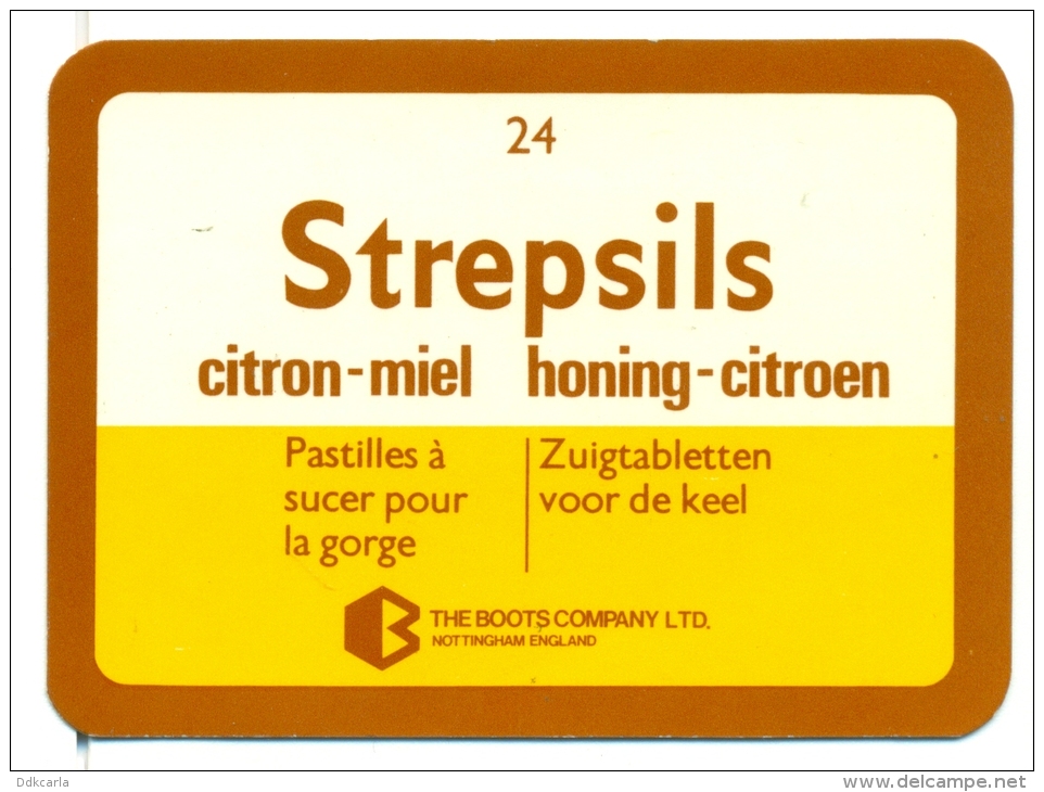 Kleine Zakkalender 1979 - Strepsils - Zuigtabletten Voor De Keel - Petit Format : 1971-80