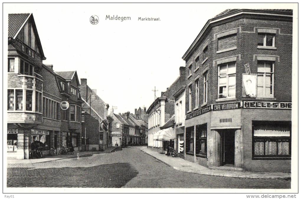 BELGIQUE - FLANDRE ORIENTALE - MALDEGEM - Marktstraat. - Maldegem