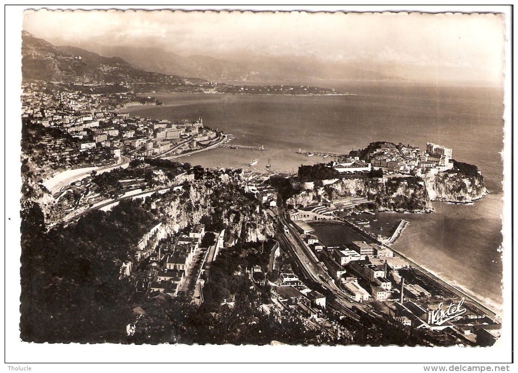 YT 310 4F Emeraude-Seul Sur Carte-postale-1948-Sur CP De Monaco -Cap Martin Et L'Italie (voir Scan) - Briefe U. Dokumente
