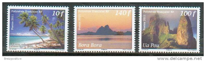 Polynésie Française / French Polynesia 2011 - Paysages / Landscapes - MNH - Iles