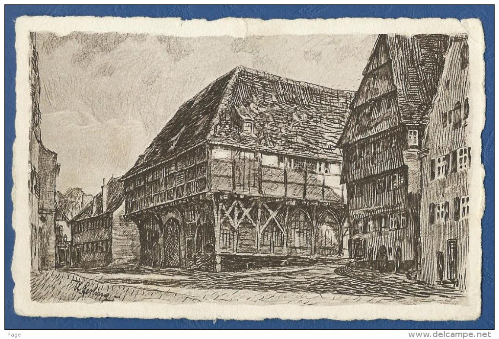 Nördlingen,Gürtel Oder Hafenhaus,ca.1925,Künstkerkarte, - Noerdlingen