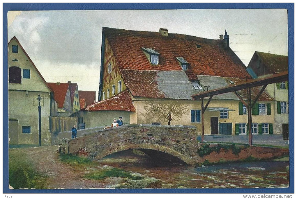 Nördlingen,Partie Bei Der Neumühle,1915,Marine-Feldpost,Kiel,Photochromie-Karte - Noerdlingen